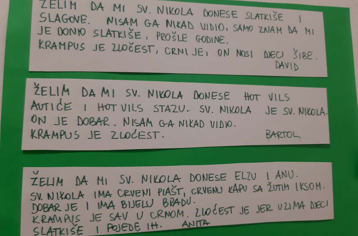 Djeca se pripremaju za dolazak Svetog Nikole – PO Vukovina