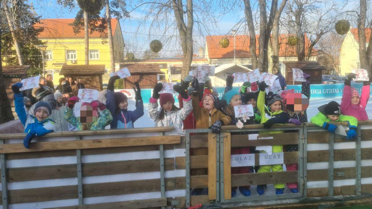 PREDŠKOLCI DJEČJEG VRTIĆA VELIKA GORICA 
USPJEŠNO  ZAVRŠILI ŠKOLU KLIZANJA