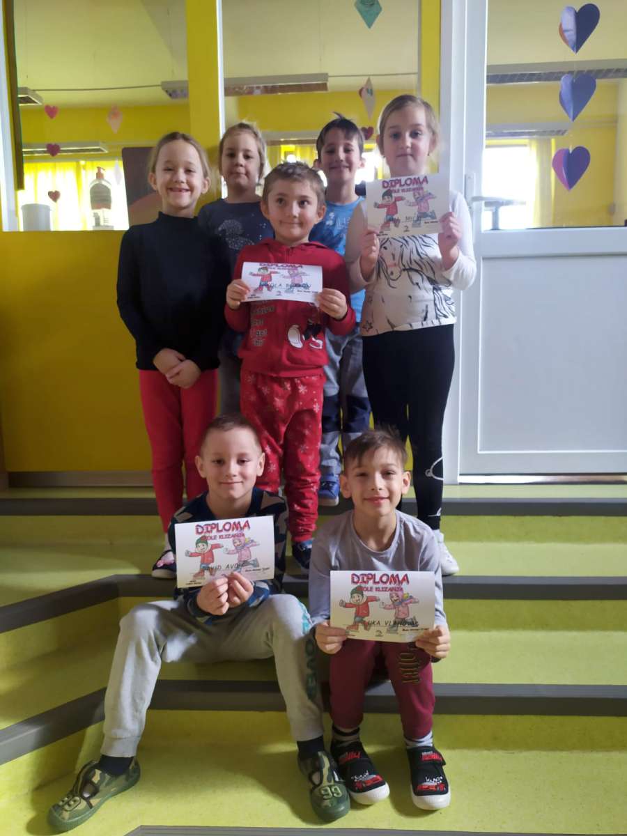 PREDŠKOLCI DJEČJEG VRTIĆA VELIKA GORICA 
USPJEŠNO  ZAVRŠILI ŠKOLU KLIZANJA