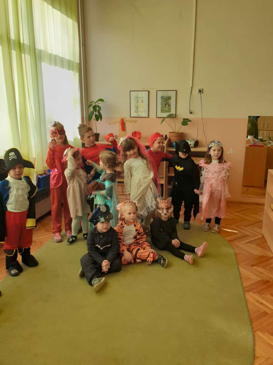 Fašnik u područnom objektu Kurilovečka