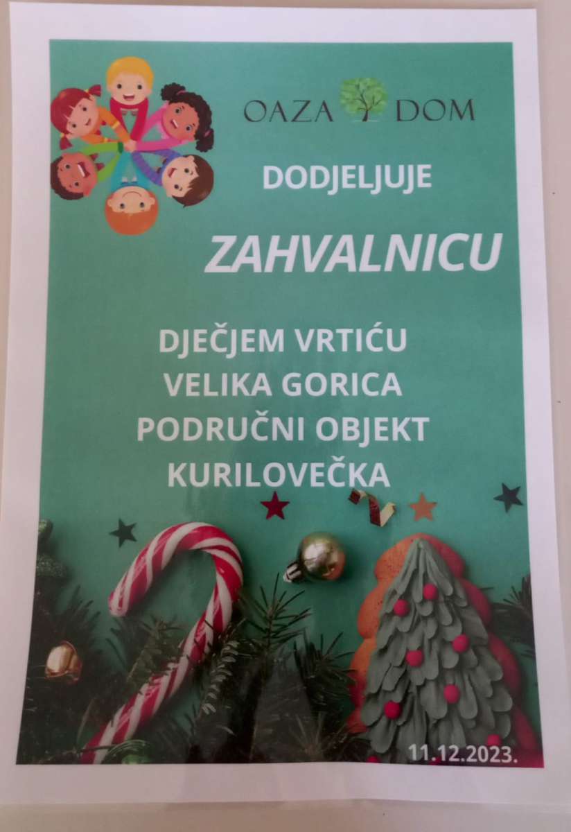MEĐUGENERACIJSKA RADOST U DOMU ZA STARIJE „OAZA“
