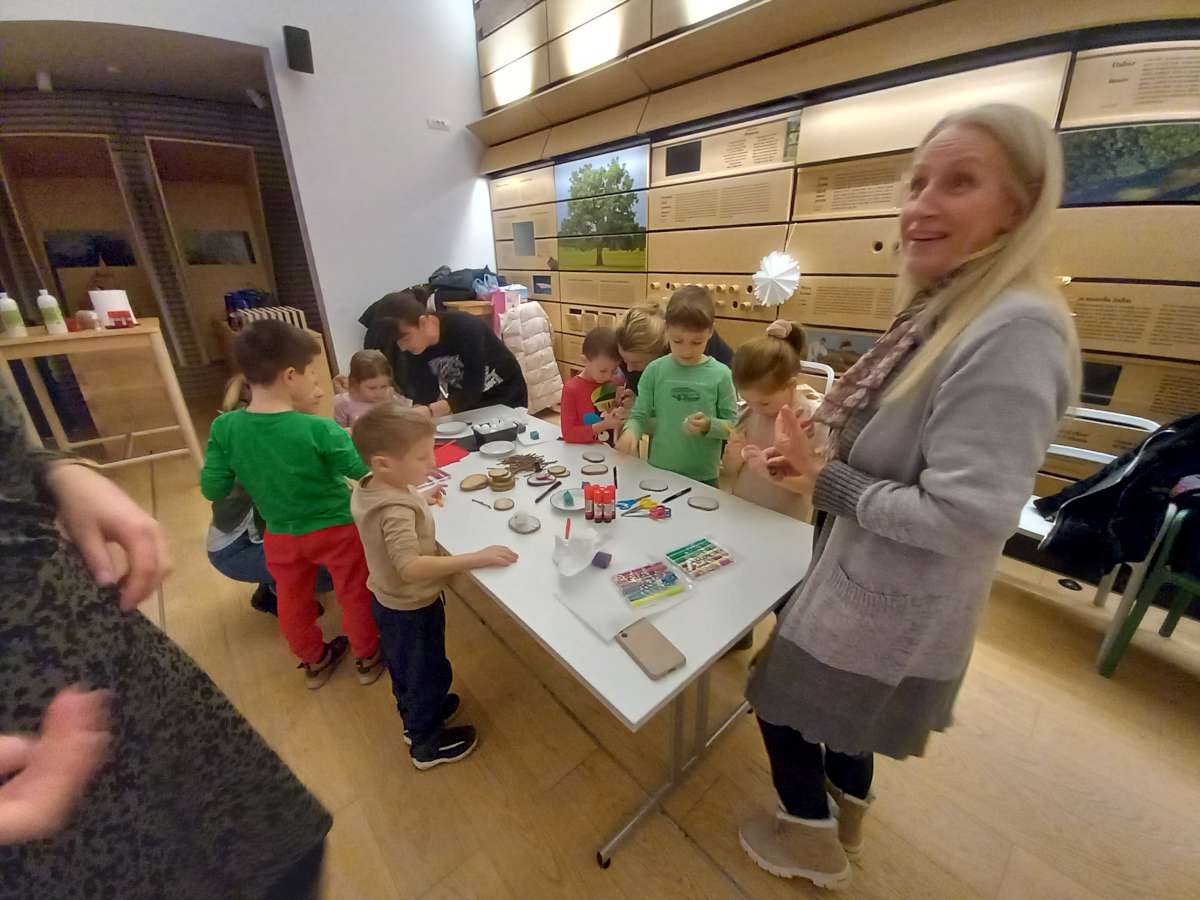 RADIONICA NA ADVENTU U VELIKOJ GORICI: <br>
IZRADA BOŽIĆNIH UKRASA NA EKOLOŠKI NAČI