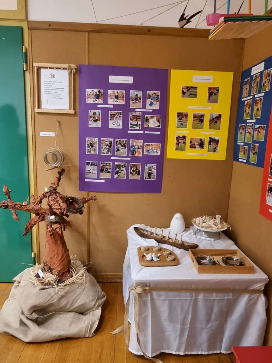 IZLOŽBA DJEČJIH RADOVA NASTALIH TIJEKOM PROJEKTA „PTICE“ U SKUPINI S ALTERNATIVNIM MONTESSORI PROGRAMOM, PO KURILOVEČKA